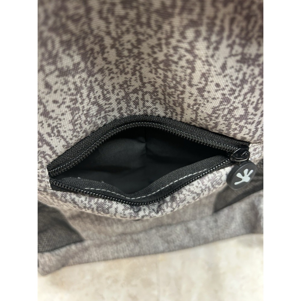 Geckobrands Drawstring‎ Backpack Black Gray Sports Bag - Picture 4 of 11